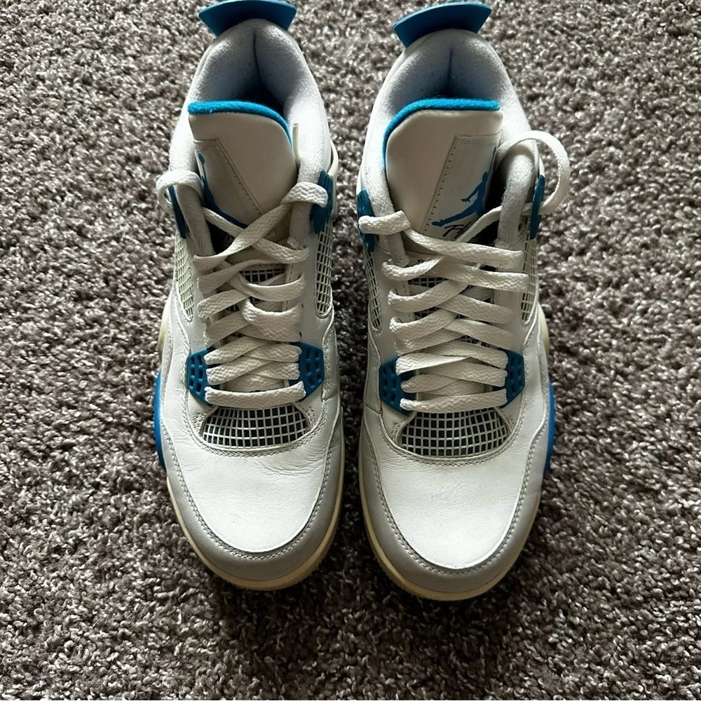 Air Jordan 4 Retro Military Blue Sneakers 2012 Release Size Men’s 7.5